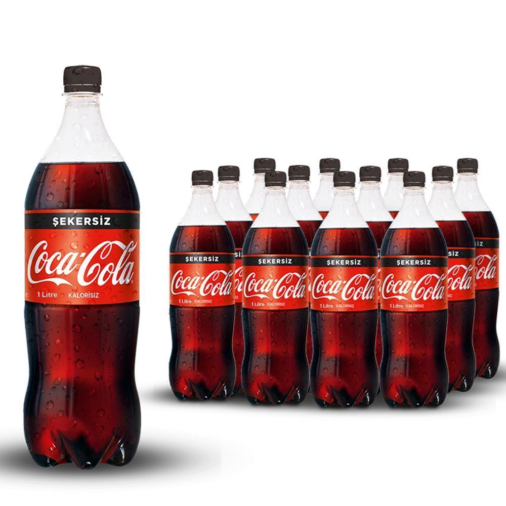 COCA COLA ŞEKERSİZ 1 LT *12