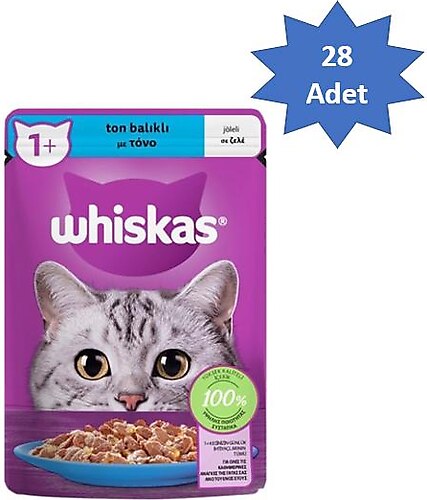 WHISKAS KEDİ MAMASI YAŞ *28 (LÜTFEN ÇEŞİT BELİRTİNİZ.)