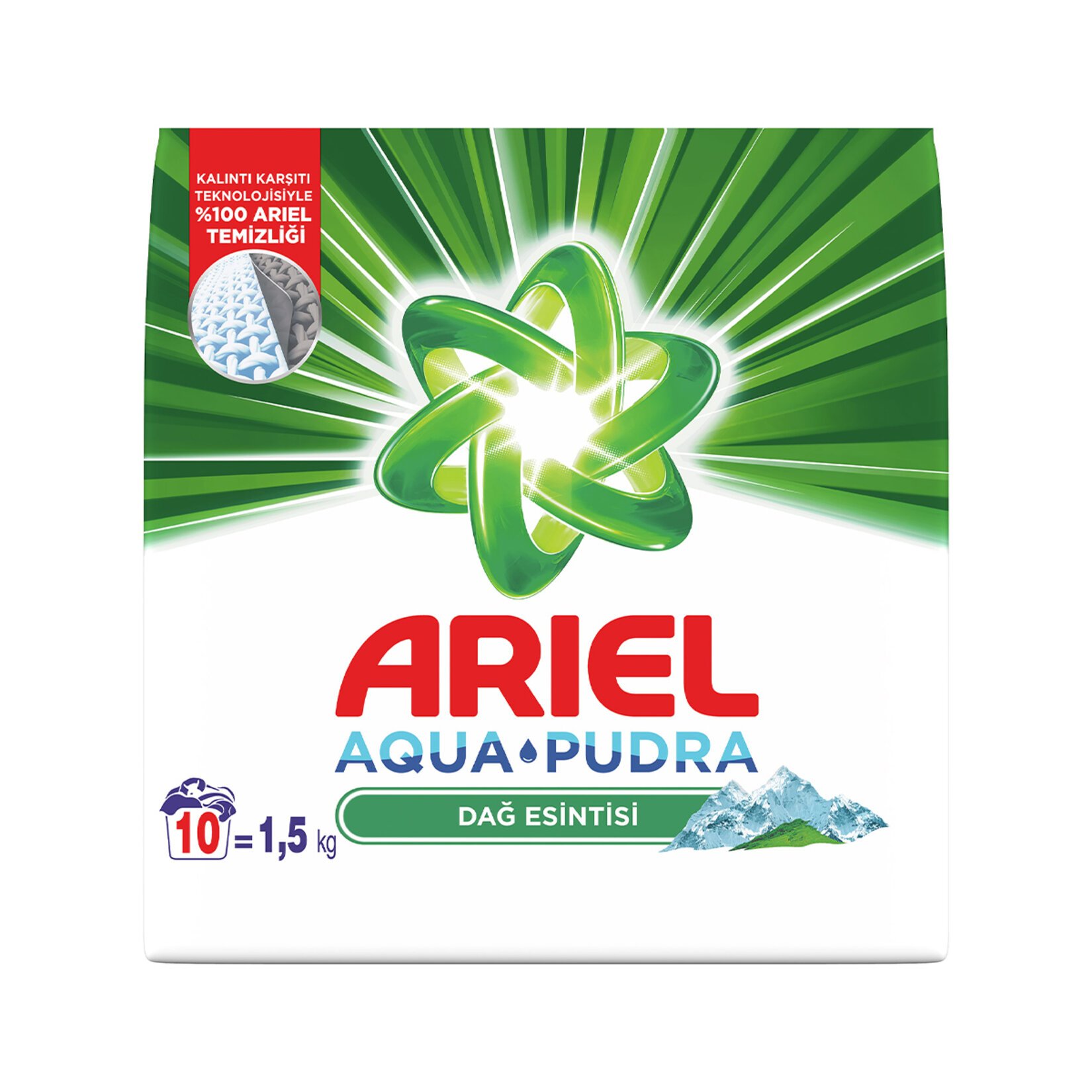 ARIEL 1.5 KG TOZ DETERJAN BEYAZ *10