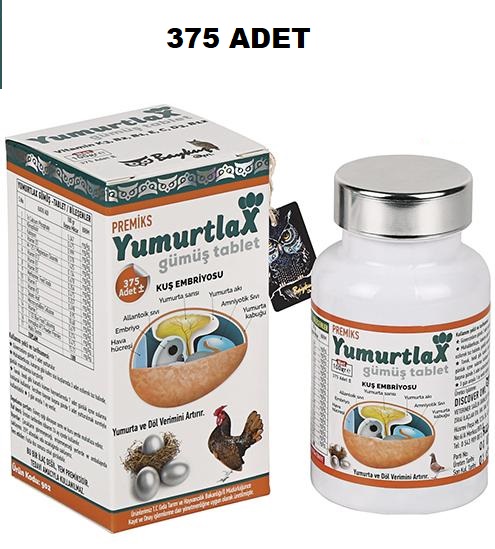 YUMURTLAX GÜMÜŞ TABLET 375 ADET 