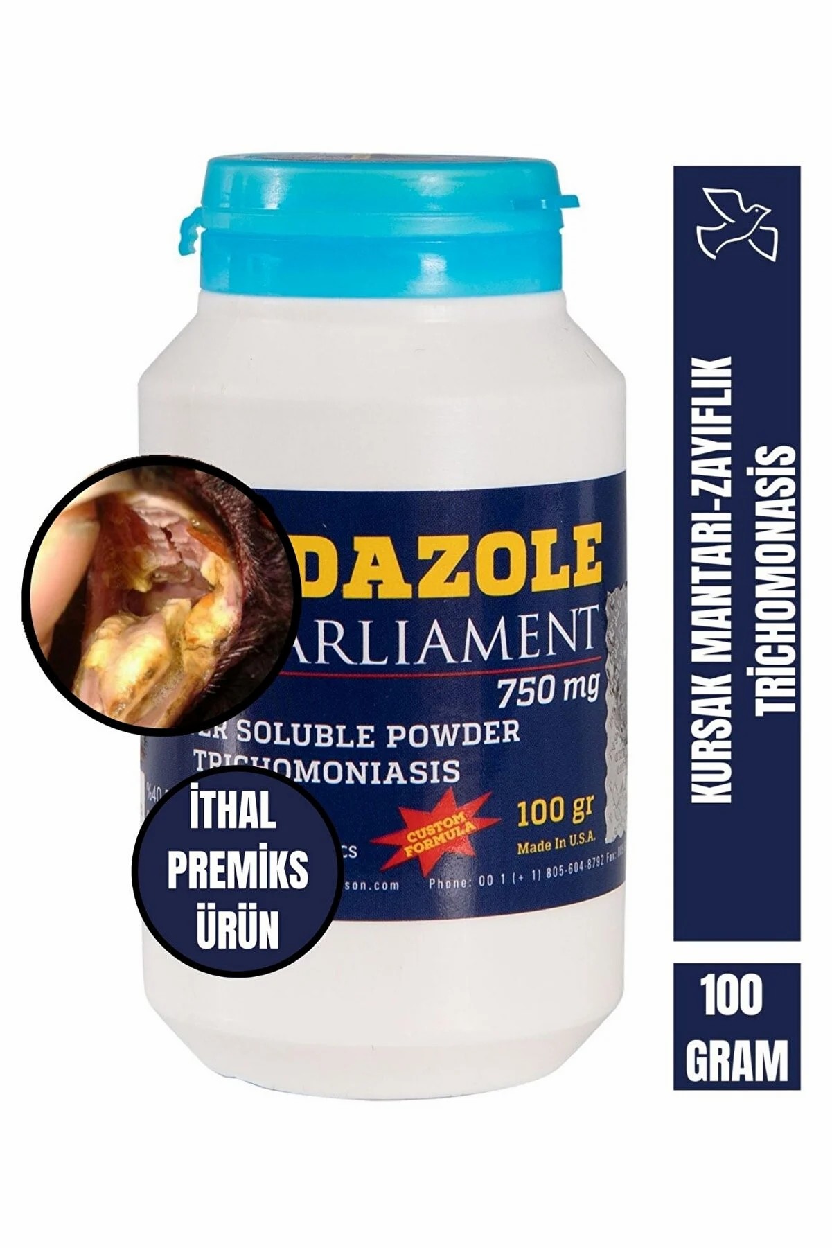 Tyson Dazole %40 Parlıament Toz 750 Mg (100 Gr)