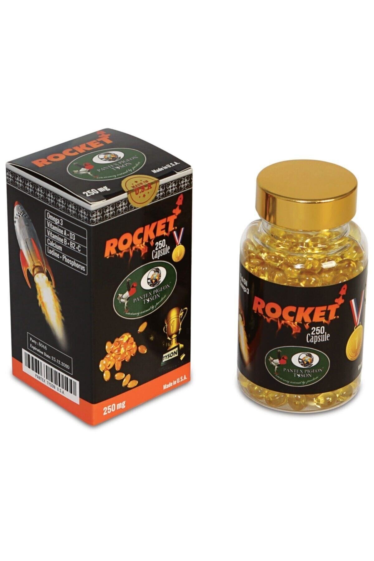 ROCKET - OMEGA 3 BALIK YAĞI B12 250 MG ( 250 ADET)