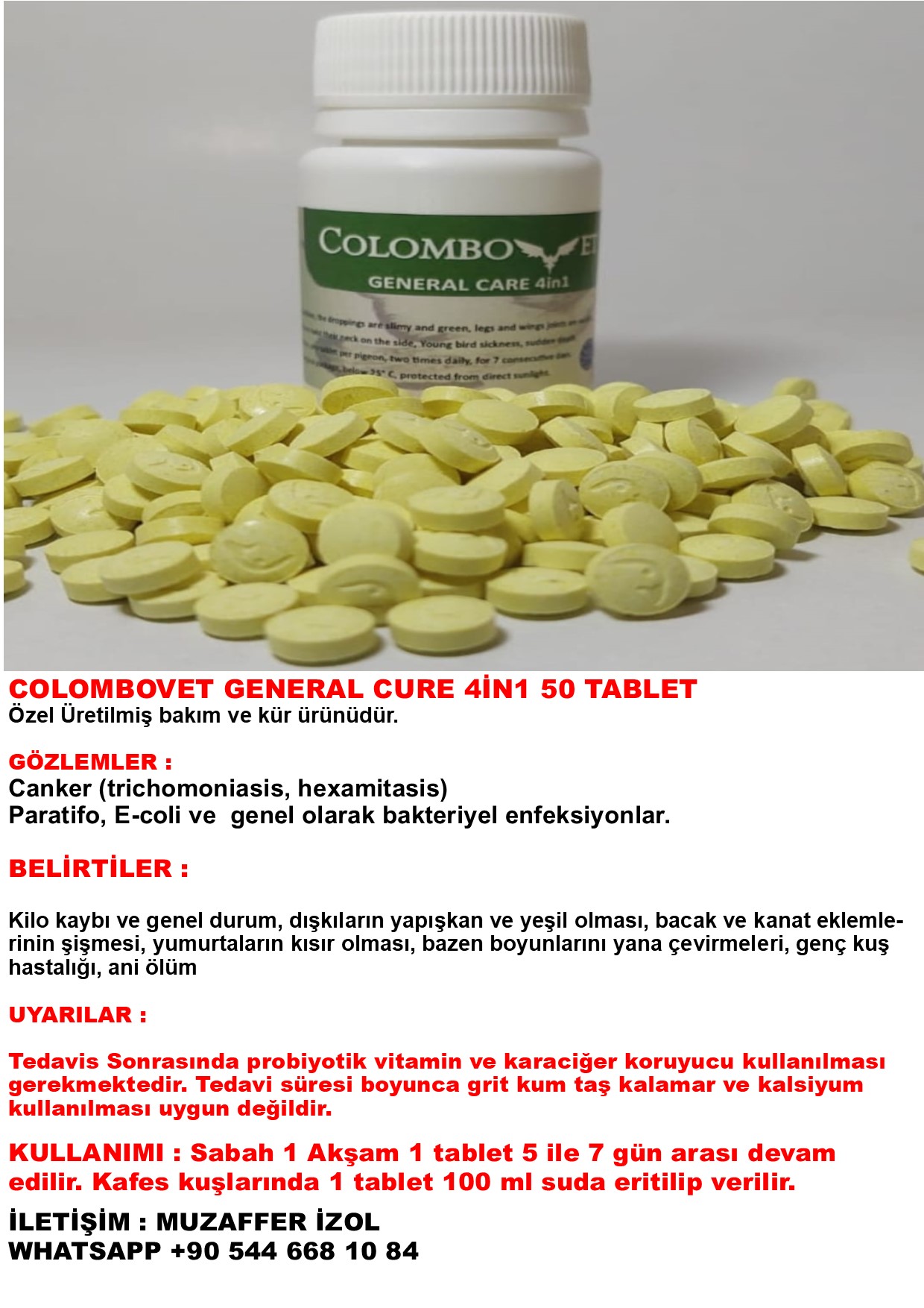 COLOMBOVET GENERAL CURE RESİM