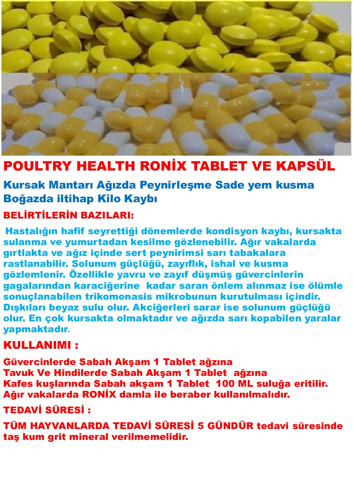 RONİX TABLET