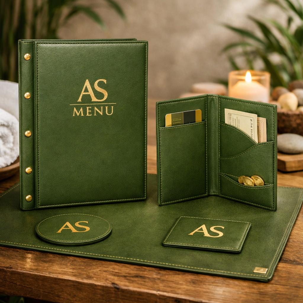 Why Restaurants Should Use a Complete Set: Screw‑Bound Menu, Placemat, Bill Pad & Coaster