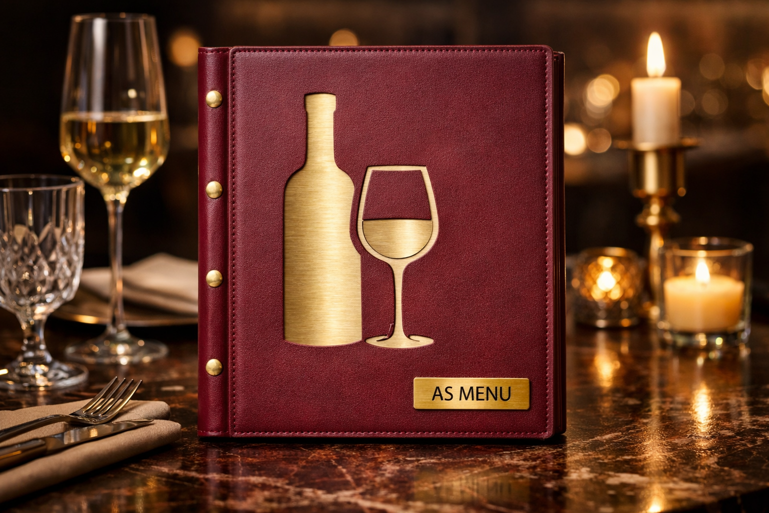 Meniuri din piele pentru hoteluri și restaurante: Calitate premium de la AS MENU