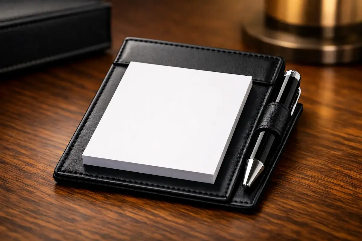 “Why Hotels Use Leather Notepad Holders in Guest Rooms”