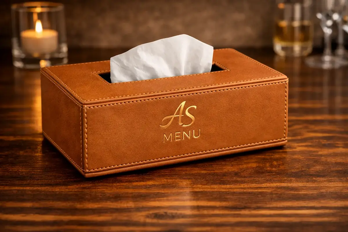 “Why Hotels Prefer Leather Tissue Box Covers in Guest Rooms”