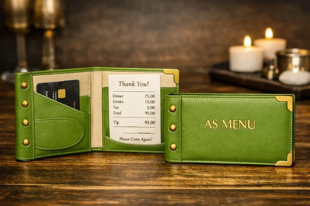Restoranlarda Deri Hesap Sümeni Kullanımının Profesyonel Sunuma Katkısı